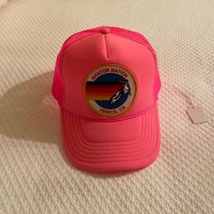 AVIATOR NATION PINK TRUCKER HAT • BRAND NEW